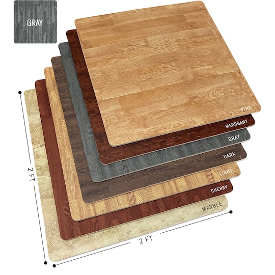 Sorbus 24" Interlocking Floor Tile Mats